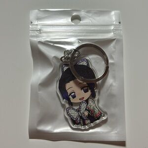 new! demon slayer anime shinobu kocho keychain